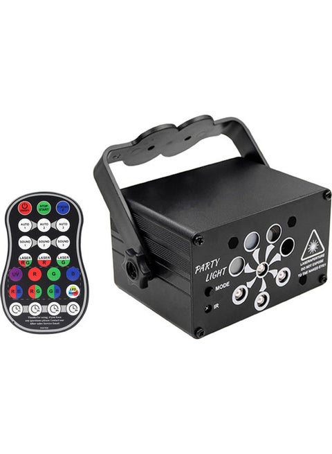 LED Disco Light with Remote Control Black/White
