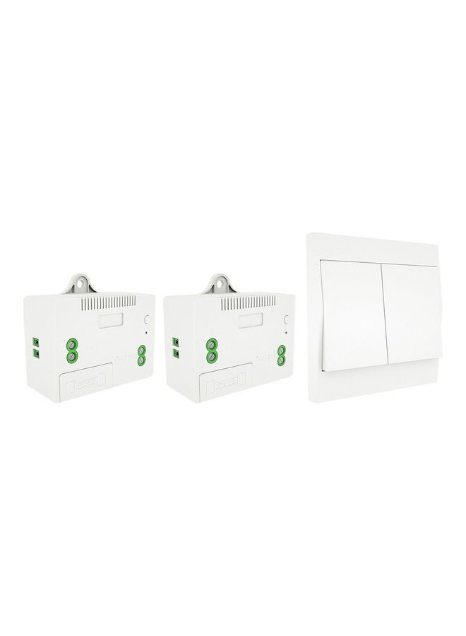 Wireless Light Switch and Receiver Kit White  - Image 2