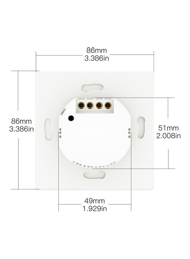 Smart Light Switch with Wifi Remote APP and Voice Control- 3 Gang Black - Image 3