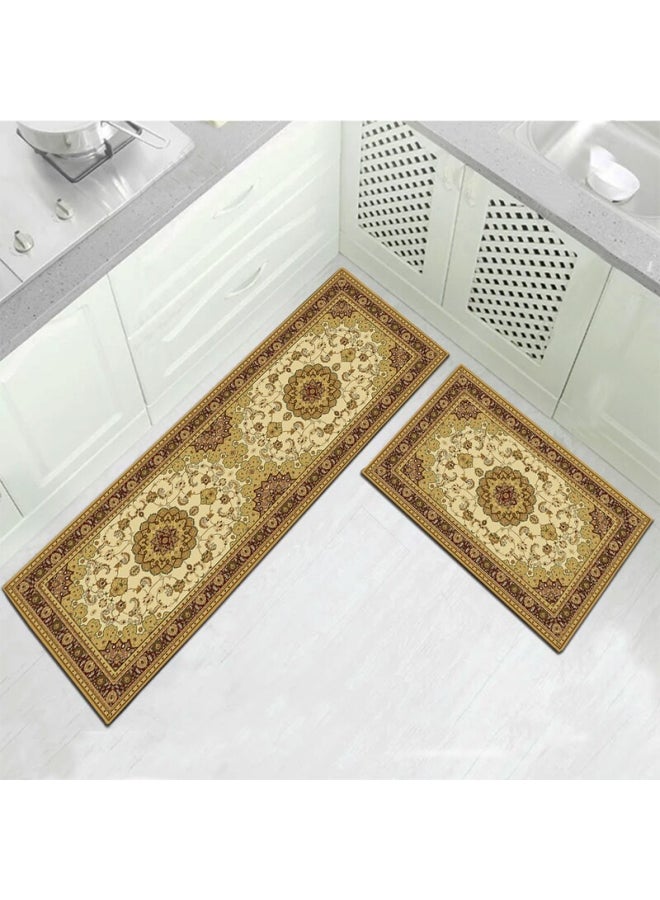1-Piece Vintage Anti-Slip Carpet Multicolour 50 x 160cm - Image 1