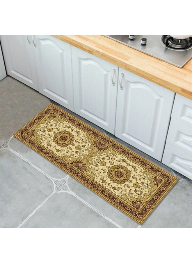 1-Piece Vintage Anti-Slip Carpet Multicolour 50 x 160cm - Image 4