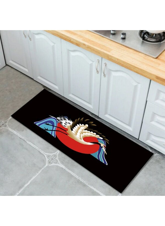 Colour Block Anti-Slip Carpet Multicolour 40 x 120cm - Image 4