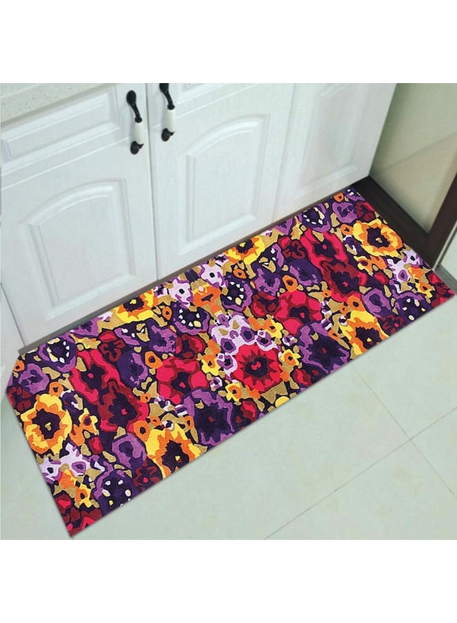 Modern Simple Rectangle Kitchen Floor Soft Rug Multicolour 40 x 120cm - Image 2