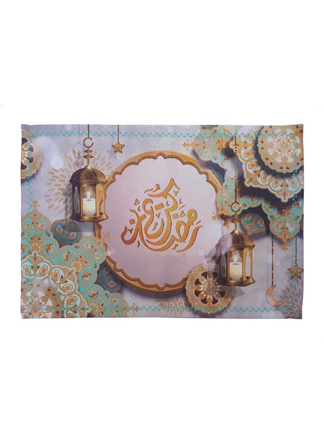 Alwan 6-Piece Ramadan Place Mat Set Multicolour 45x30cm - Image 2