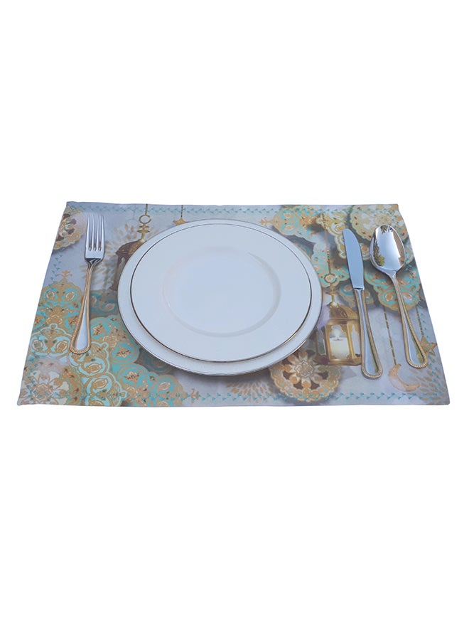 Alwan 6-Piece Ramadan Place Mat Set Multicolour 45x30cm - Image 3