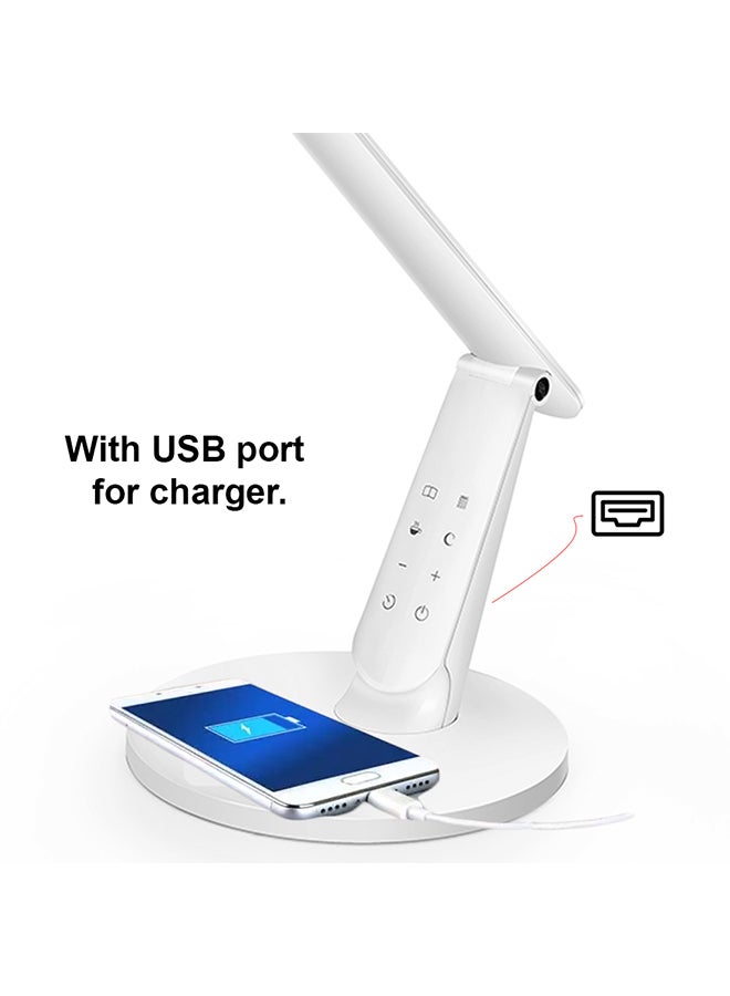 MAXA - LED STAR Lamp With USB Port White 53.5x20x47.5cm - Image 1