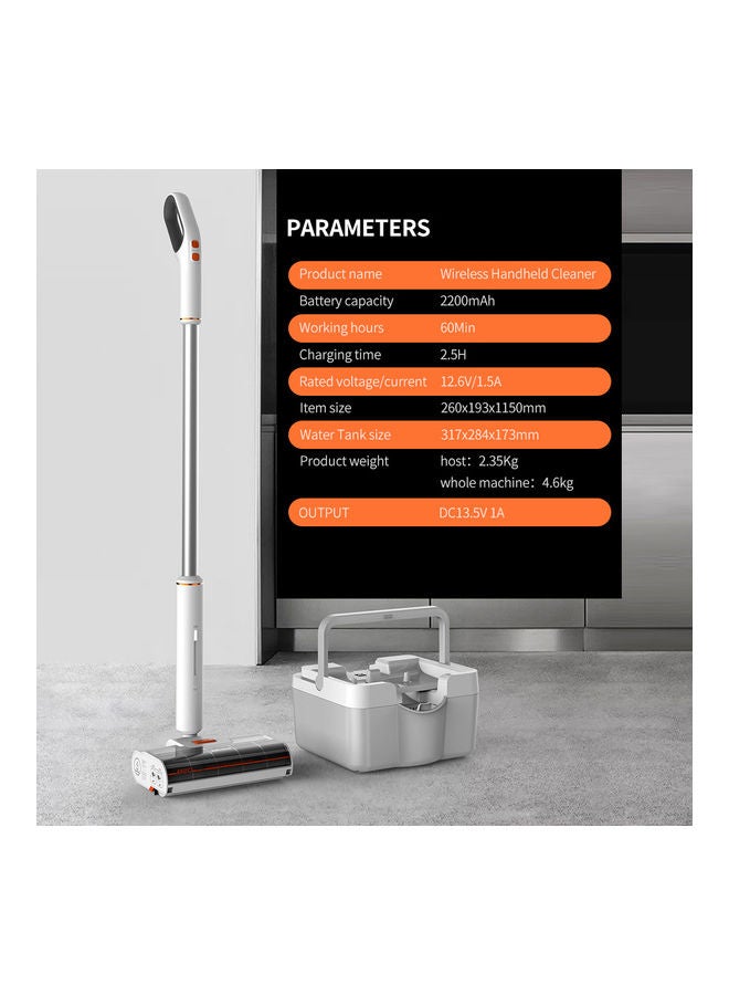 WYPE Sweeping and Mopping Device H36589UK Silver/Black - Image 4