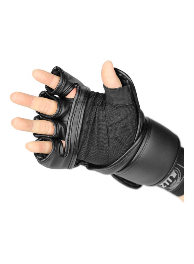 Generic 1-Pair MMA Boxing Gloves with Open Palm 25.00 x 5.00 x 20.00cm - Image 4
