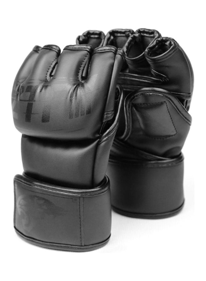 Generic 1-Pair MMA Boxing Gloves with Open Palm 25.00 x 5.00 x 20.00cm - Image 5