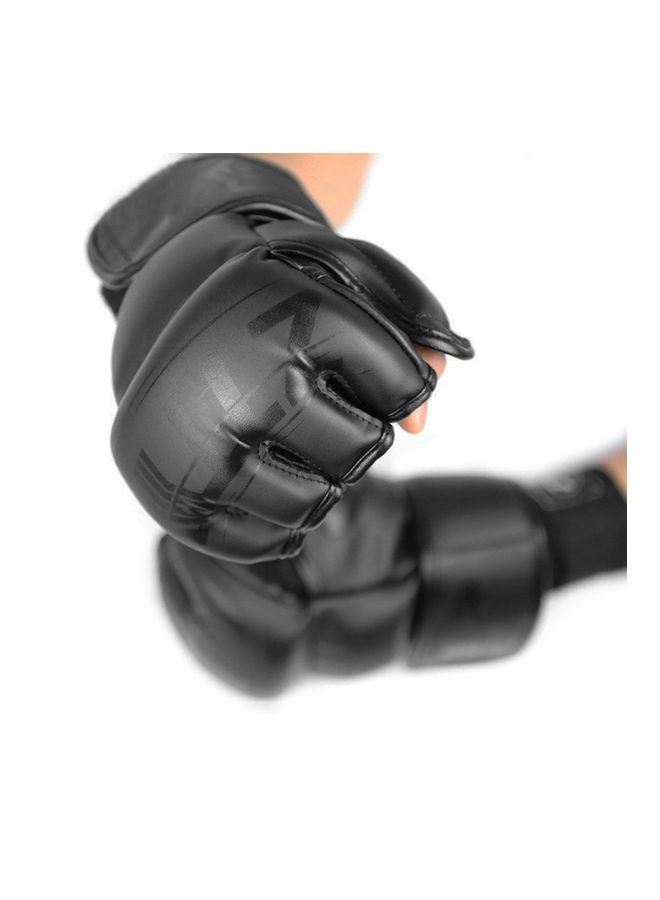 Generic - 1-Pair MMA Boxing Gloves with Open Palm 25.00 x 5.00 x 20.00cm 25.00 x 5.00 x 20.00cm - Image 1