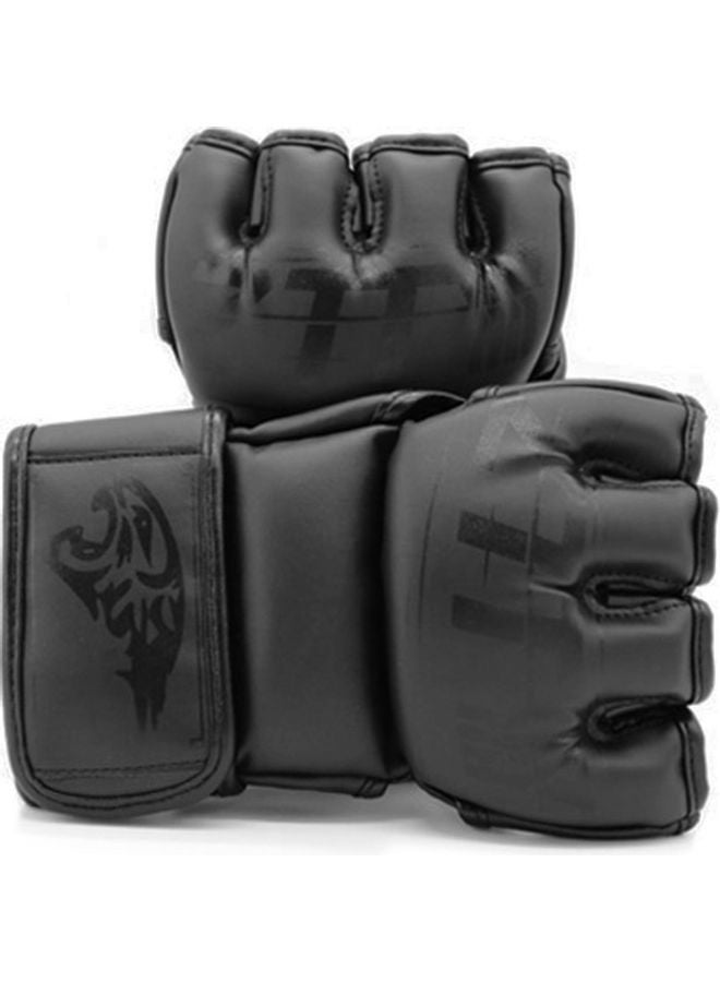 Generic - 1-Pair MMA Boxing Gloves with Open Palm 25.00 x 5.00 x 20.00cm 25.00 x 5.00 x 20.00cm - Image 1