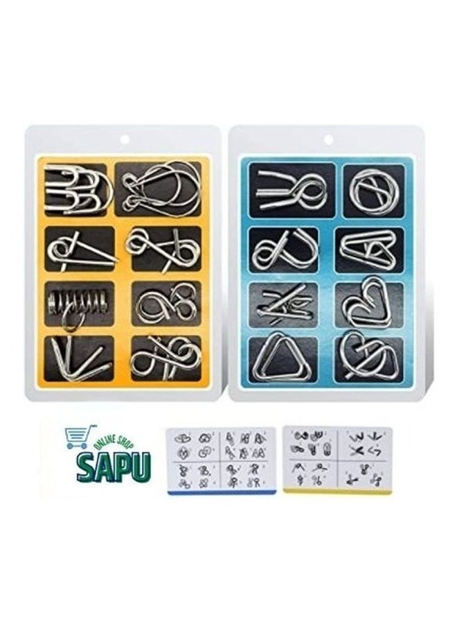 SAPU 24-Piece Intelligence Buckle Lock Puzzles - Image 3