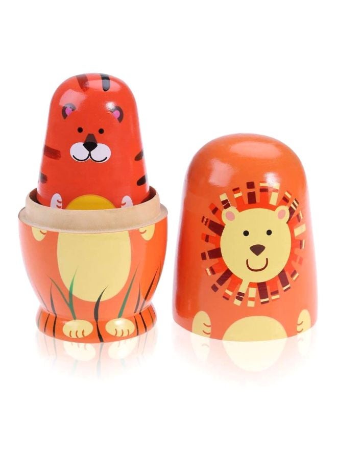 QiaoKai 5-Piece Animal Nesting Doll Set  - Image 2