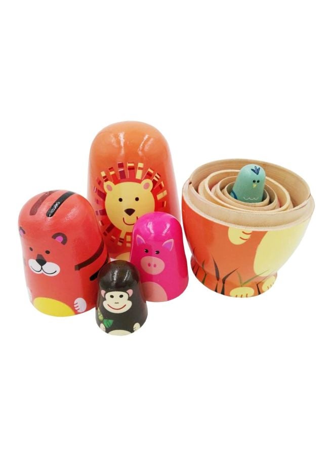 QiaoKai 5-Piece Animal Nesting Doll Set  - Image 3