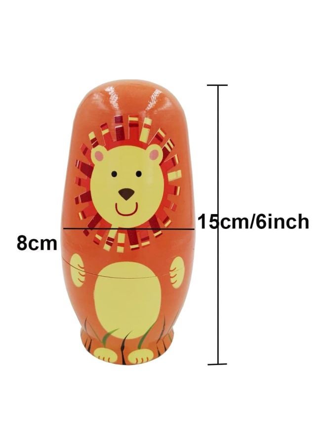 QiaoKai 5-Piece Animal Nesting Doll Set  - Image 5