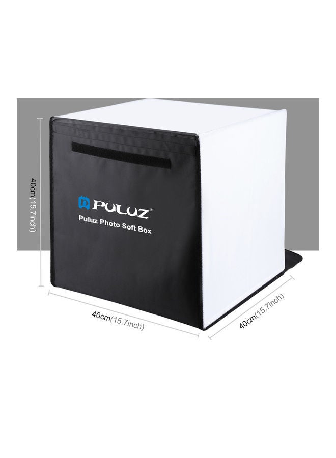 PULUZ 6-Piece Portable Studio Soft Box And Background Kit Multicolour  - Image 3
