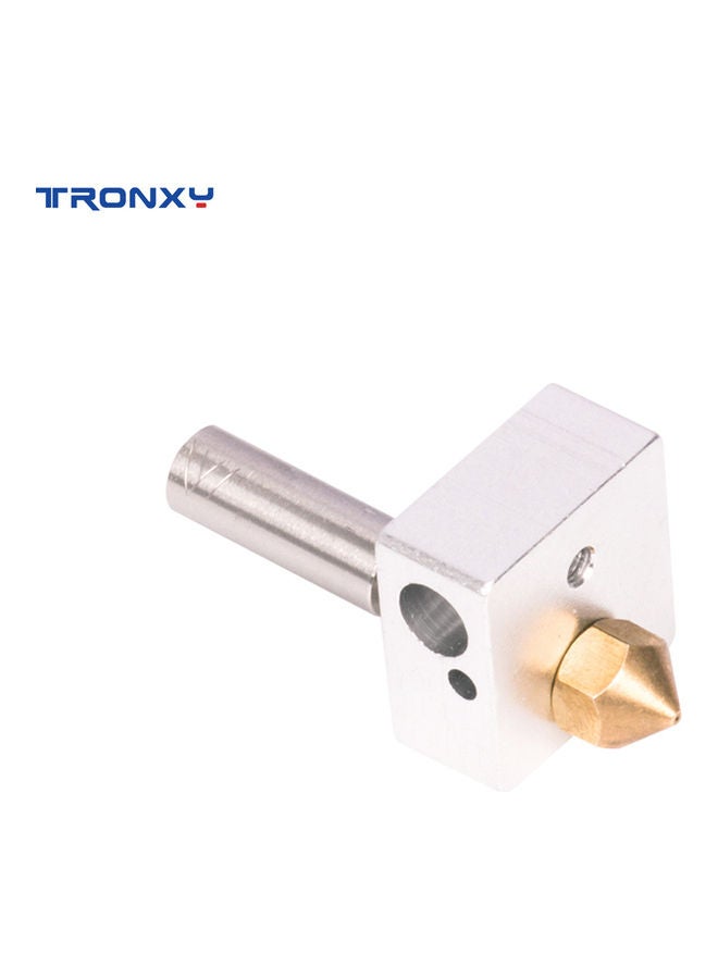 Tronxy - 1-Piece Hotend Extruder Kit Silver/Gold - Image 1