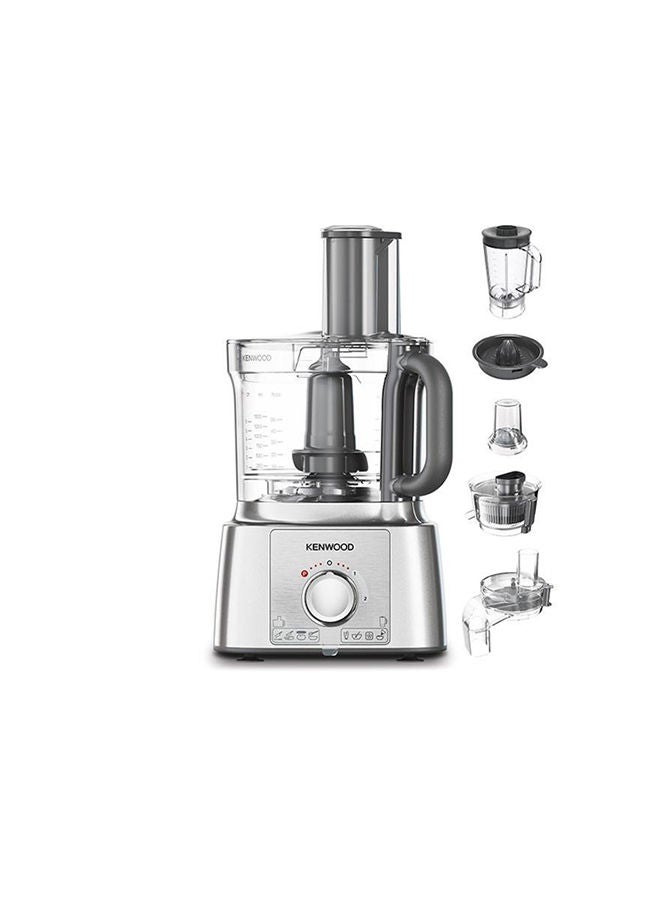 كينوود محضر طعام 3.0 L 1000.0 W FDP65.880SI-s فضي  - Image 1