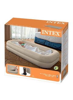 INTEX Travel Comfort Airbed Beige 168x25x107cm  - Image 2