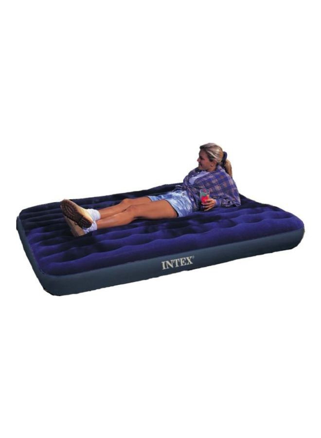 INTEX Classic Downy Air Bed Blue/Black/White 191x22x137cm  - Image 5