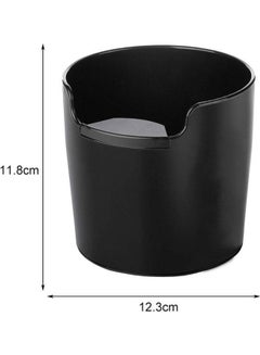 Generic Espresso Dump Bin Black 12x11cm  - Image 4