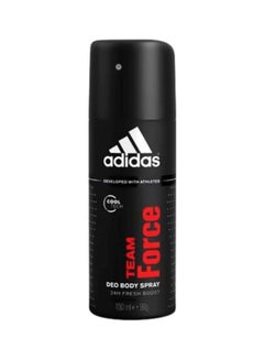 Adidas Team Force Deo Body Spray Black 150ml  - Image 1