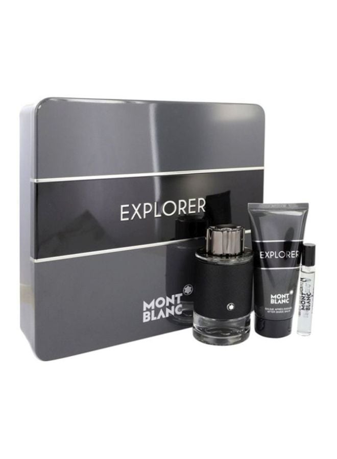 MONTBLANC - 3-Piece Explorer Gift Set EDP (100 Ml, 7.5 Ml), After Shave Balm 100ml - Image 1