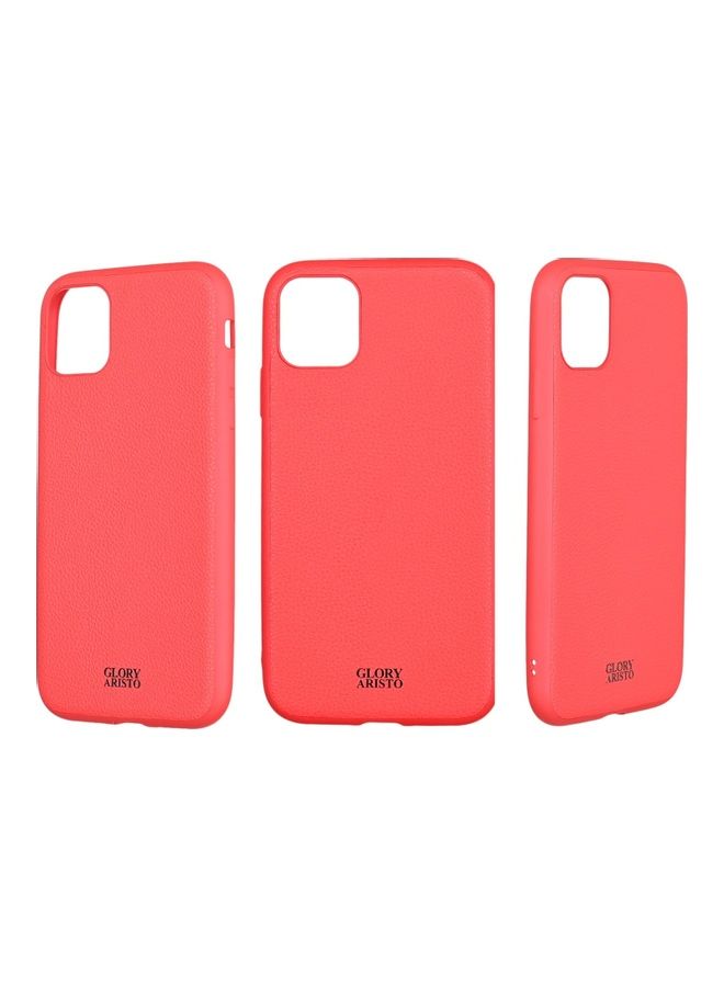 X-level Glory Series Leather Ultra Thin Anti Fingerprint Waterproof Back Cover For iPhone 11 Red - Image 2