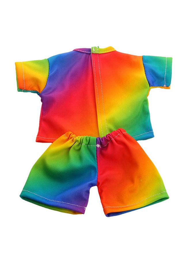Doll Short Sleeve Top and Shorts Casual Dress 