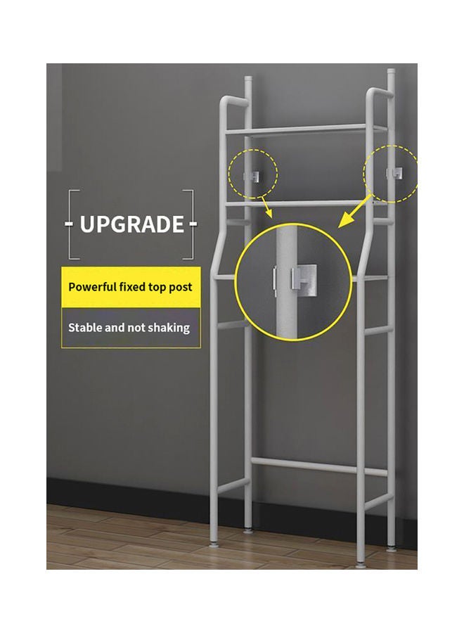 Generic 3 Shelf Towel Storage Rack Organizer Over The Toilet Bathroom Space Saver White 50 X 25 X 160cm  - Image 4