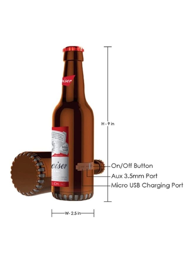 Budweiser - Bottle Design Wireless Speaker Multicolour - Image 1
