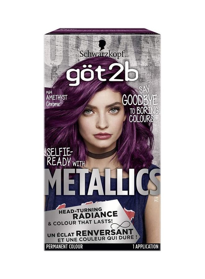 Got2b Metallics Amethyst Chrome Hair Colour Metallics Amethyst Chrome - Image 1