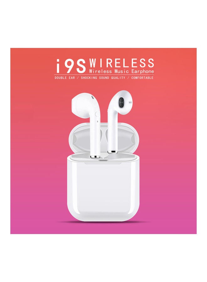 Generic - i9S TWS Bluetooth In-Ear Earbuds With Charging Case White - Image 1