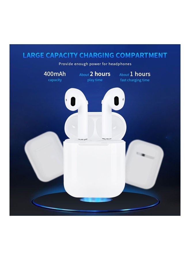 Generic - i9S TWS Bluetooth In-Ear Earbuds With Charging Case White - Image 1