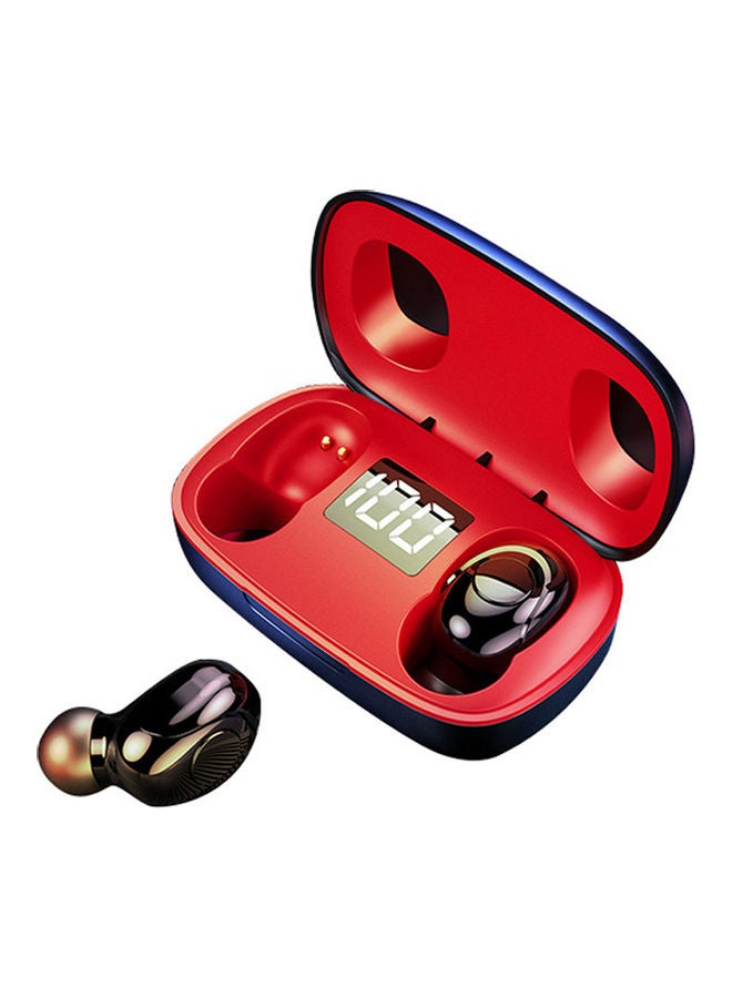 S9 Bluetooth In-Ear Earbuds With Charging Case Red - Image 1