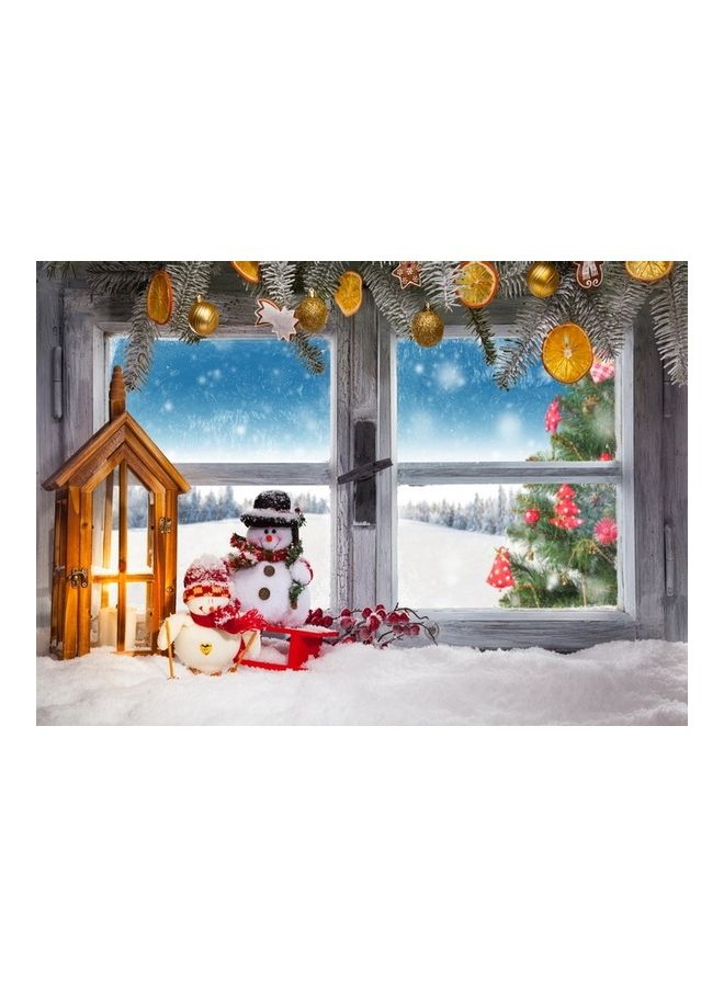Printed Christmas Photography Background Multicolour