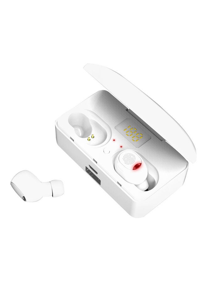 G10 Pro Bluetooth In-Ear Earphones With Charging Case White  - Image 1