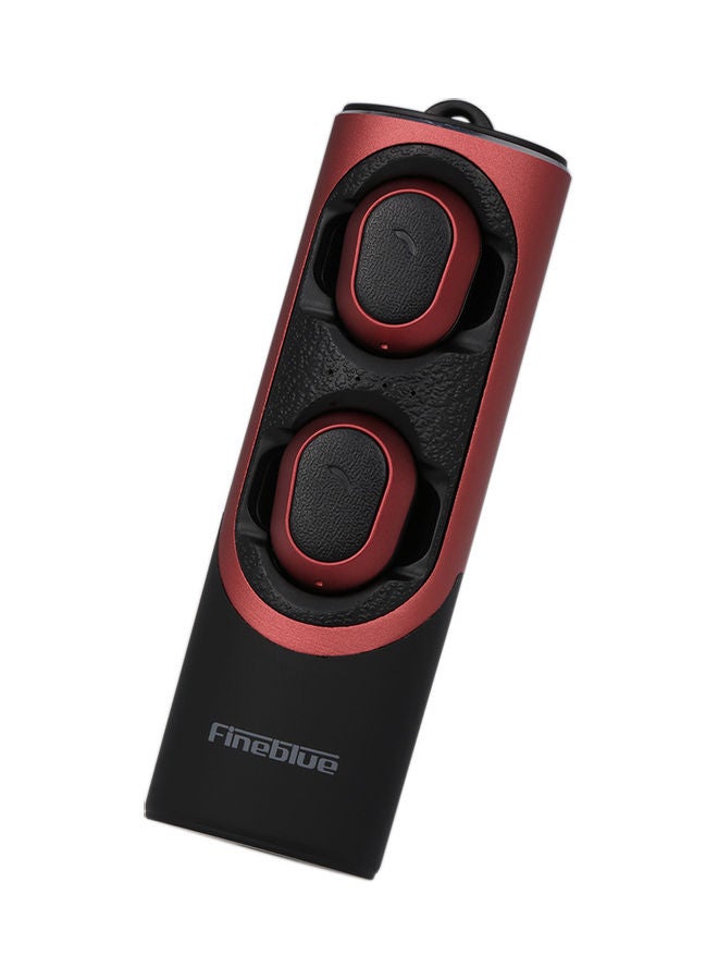 Fineblue Fblue XS Bluetooth In-Ear Earphones With Charging Case Red/Black - Image 1