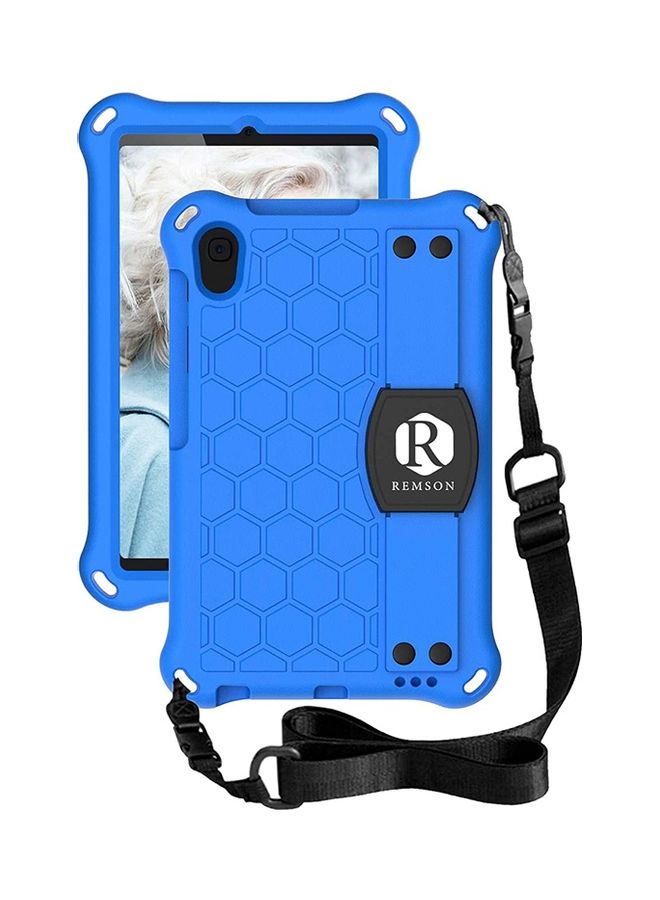 Remson Silicone Stand Smart Case Cover With Shoulder Strap For Huawei Matepad T8 Sky Blue - Image 1