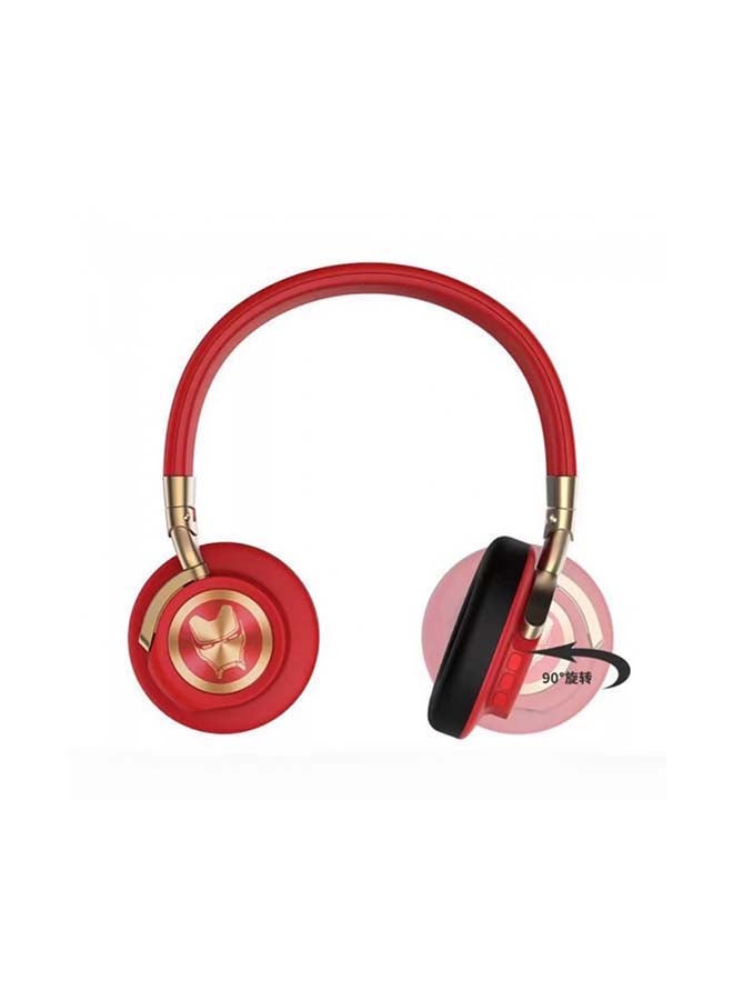 Generic Marvel Avengers Infinity War Iron Man Bluetooth Headphones red  - Image 1