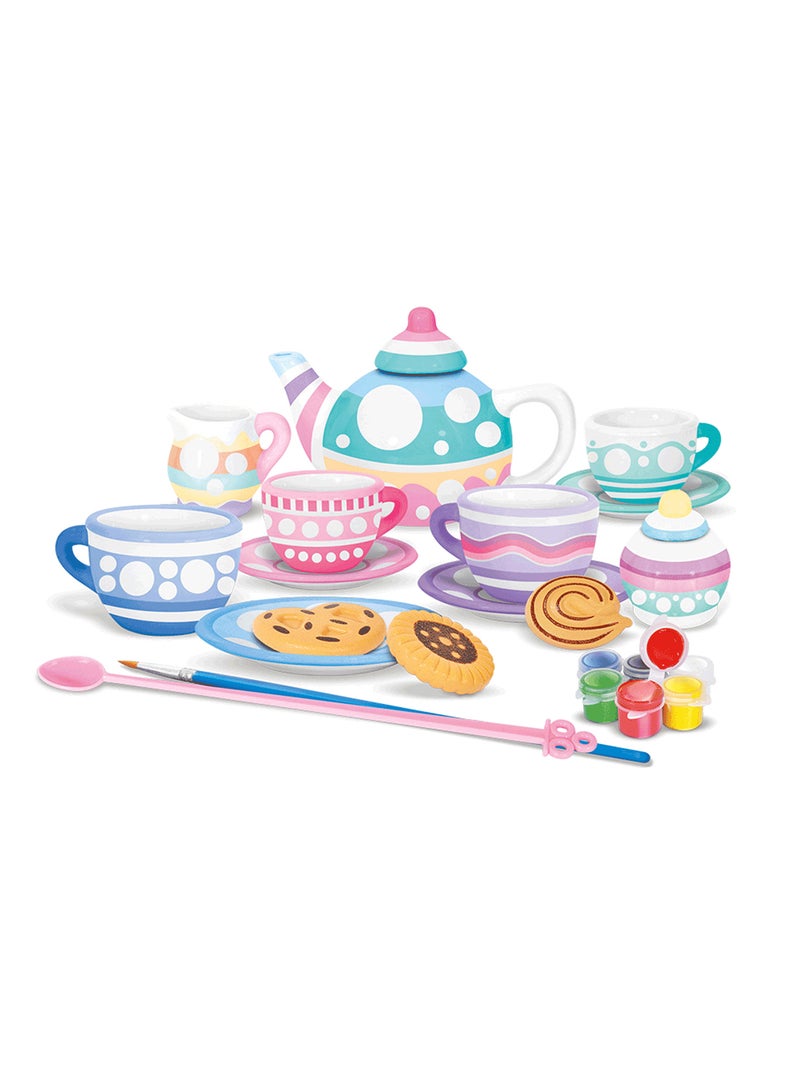 XINGXING YUAN DIY Painting Ceramic Tea Set - Image 1