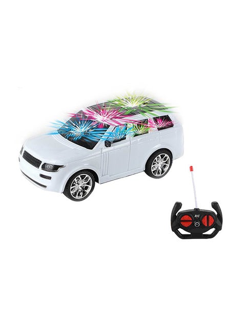 R/C 4-Direction Car With 3d Light Multicolour