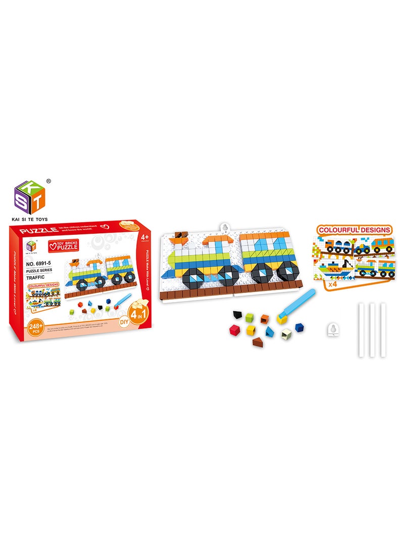 Kai si te 248-piece DIY Colorful Puzzle  - Image 2
