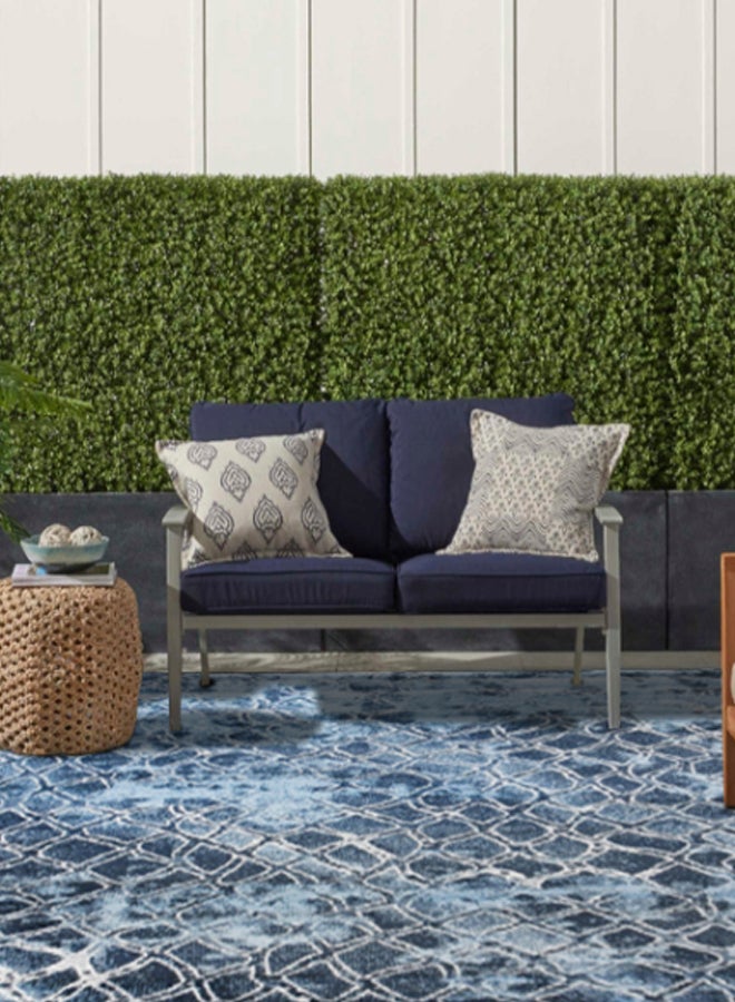 ميرينوس سجادة عصرية من مجموعة هانان أزرق داكن/ أزرق فاتح - Image 2