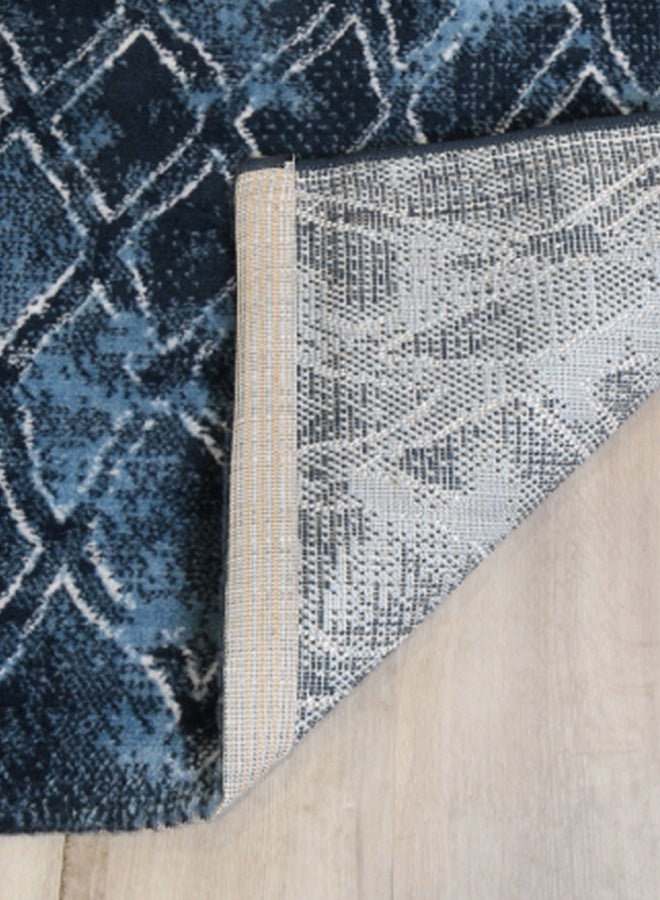 ميرينوس سجادة عصرية من مجموعة هانان أزرق داكن/ أزرق فاتح - Image 4