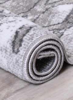 MERINOS Hanan Collection Modern Contemporary Carpet Combination Light Grey/White  - Image 3