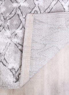 MERINOS Hanan Collection Modern Contemporary Carpet Combination Light Grey/White  - Image 4