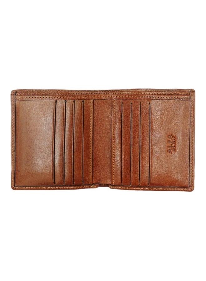 Alfa Leather Co. Bifold  Wallet Brown - Image 2