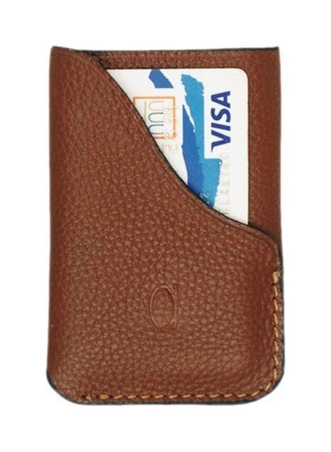 Alfa Leather Co. Minimal Card Holder Brown - Image 2