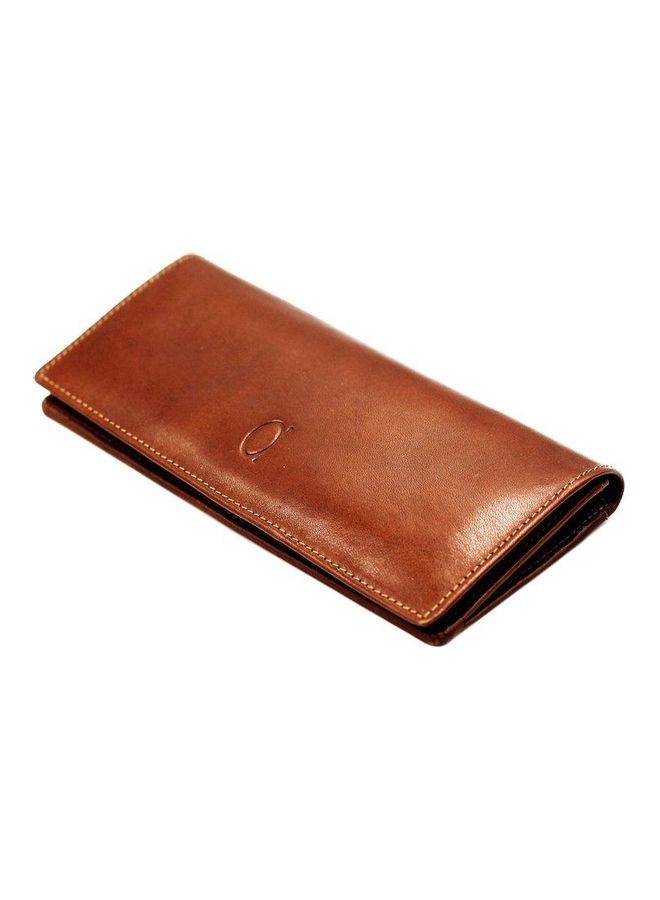 Alfa Leather Co. Slim Flap Wallet Brown  - Image 3